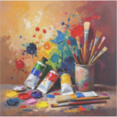 De Hulpmiddelen Van De Verbeelding – Creatieve Wer Sticker (Voorkant)