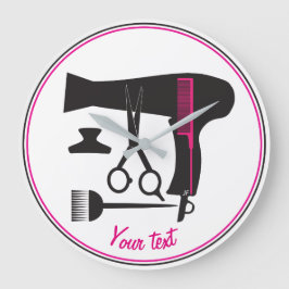 De hulpmiddelen van kapsels grote klok