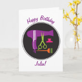 De hulpmiddelen van kapsels kaart (Gele Bloem)