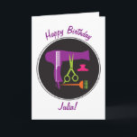 De hulpmiddelen van kapsels kaart<br><div class="desc">Grappige hulpmiddelen</div>