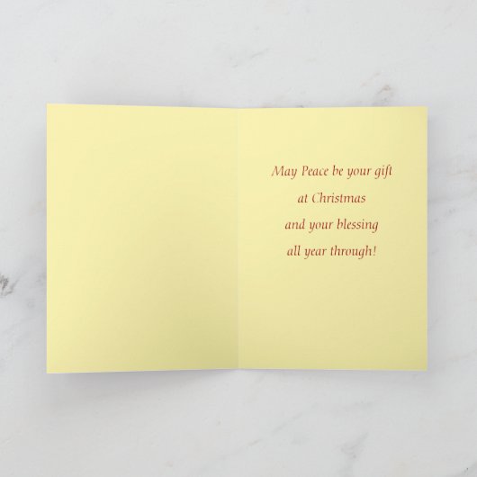 DE HULST VAN DE KAARS 'N FEESTDAGEN KAART (Binnen)