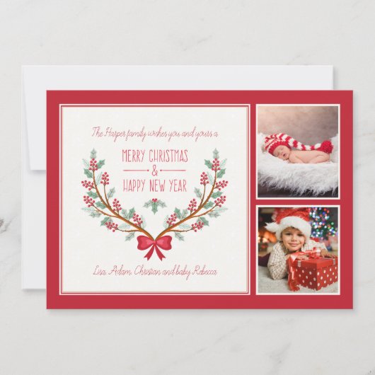 De hulst vertakt zich de Kaart van de Vakantie van (Voorkant)