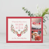 De hulst vertakt zich de Kaart van de Vakantie van (Staand voorkant)