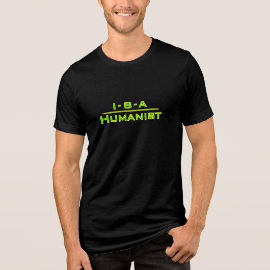 De Humanist Tri-Blend Shirt (Voorkant)