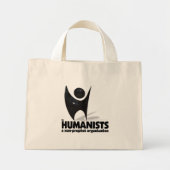 De humanisten mini tote bag (Voorkant)