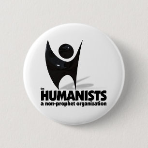 De humanisten ronde button 5,7 cm
