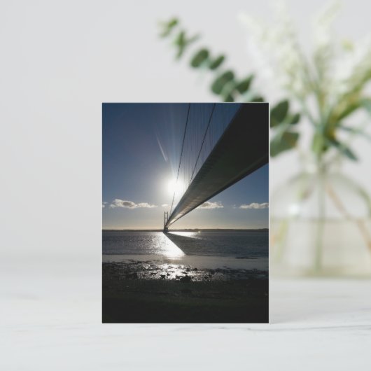 De Humber Bridge Briefkaart (Staand voorkant)