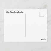 De Humber Bridge Briefkaart (Achterkant)