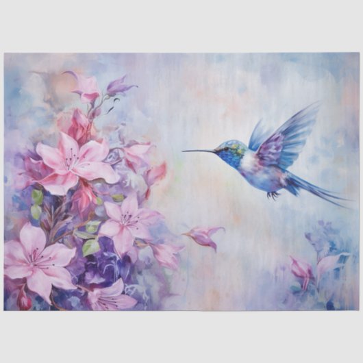 De Hummingbird Design Serie 5 Tissuepapier (Voorkant)