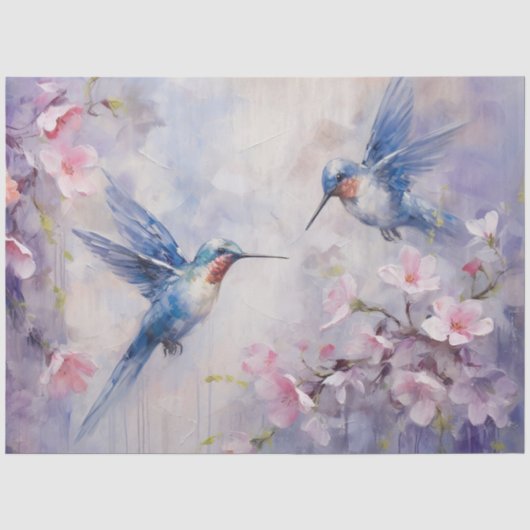 De Hummingbird Design Serie 8 Tissuepapier (Voorkant)