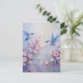 De Hummingbird Design Serie 9 Briefkaart (Staand voorkant)
