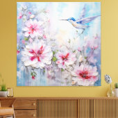 De Hummingbird Design Series 11 Canvas Afdruk (Insitu (Woonkamer))