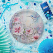 De Hummingbird Design Series 11 Papieren Bordje (Feest)