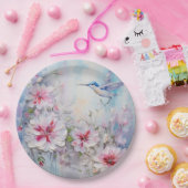 De Hummingbird Design Series 11 Papieren Bordje (Feest)