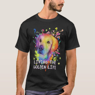 De Humor Golden Life Golden Retriever T-shirt