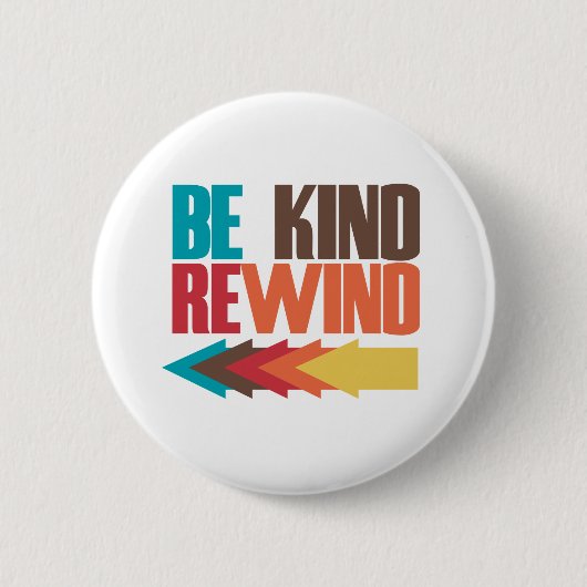 De humor van 80 jaar terugspoelen ronde button 5,7 cm (Voorkant)
