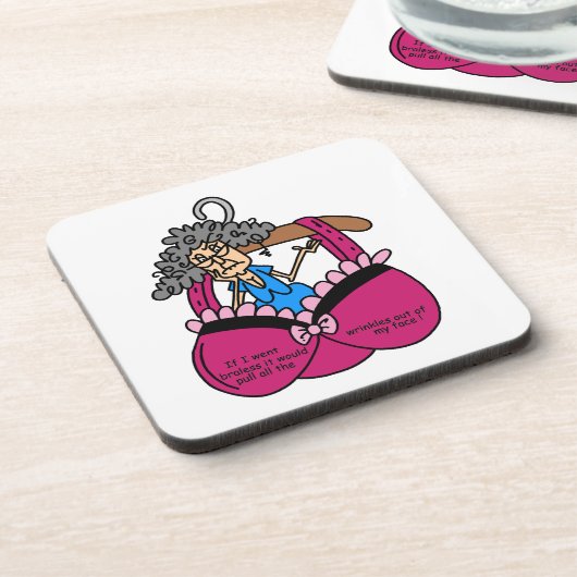 De Humor van bustehouders en van Rimpels Bier Onderzetter (Linkerzijde)