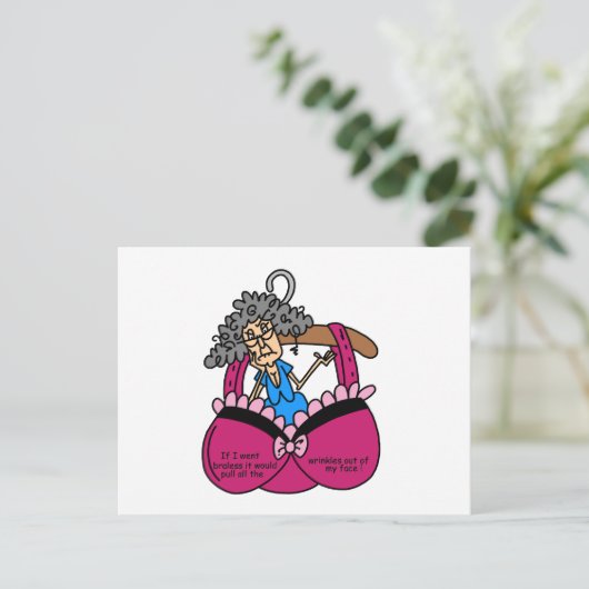 De Humor van bustehouders en van Rimpels Briefkaart (Staand voorkant)