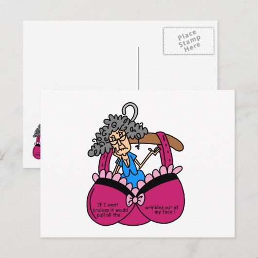 De Humor van bustehouders en van Rimpels Briefkaart (Voorkant / Achterkant)