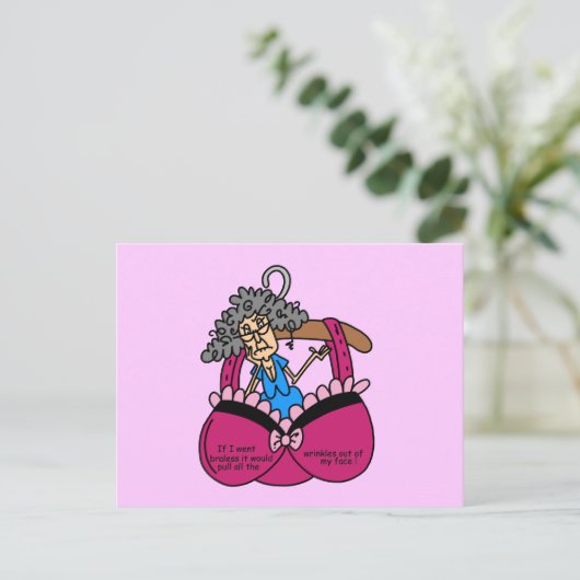 De Humor van bustehouders en van Rimpels Briefkaart (Staand voorkant)