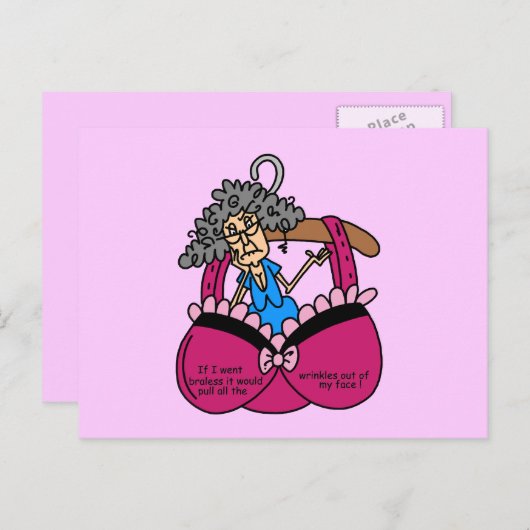 De Humor van bustehouders en van Rimpels Briefkaart (Voorkant / Achterkant)