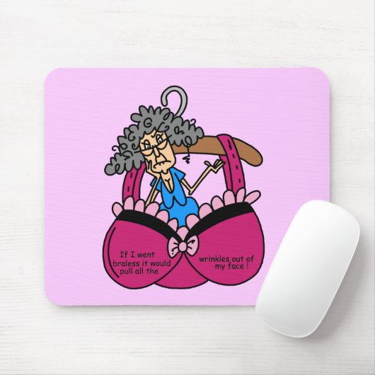 De Humor van bustehouders en van Rimpels Muismat (Met muis)