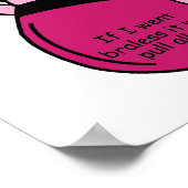 De Humor van bustehouders en van Rimpels Poster (Hoek)