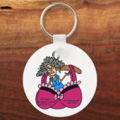 De Humor van bustehouders en van Rimpels Sleutelhanger (Voorkant)