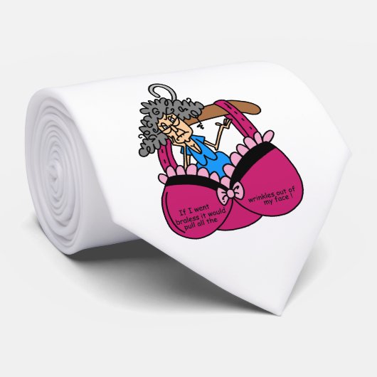 De Humor van bustehouders en van Rimpels Stropdas (Opgerold)