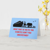 De humor van de atheïst kaart (Gele Bloem)