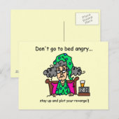 De Humor van de bedtijd Briefkaart (Voorkant / Achterkant)