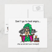 De Humor van de bedtijd Briefkaart (Voorkant / Achterkant)