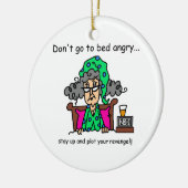 De Humor van de bedtijd Keramisch Ornament (Links)