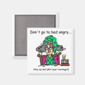 De Humor van de bedtijd Magneet (Voorkant / Achterkant)