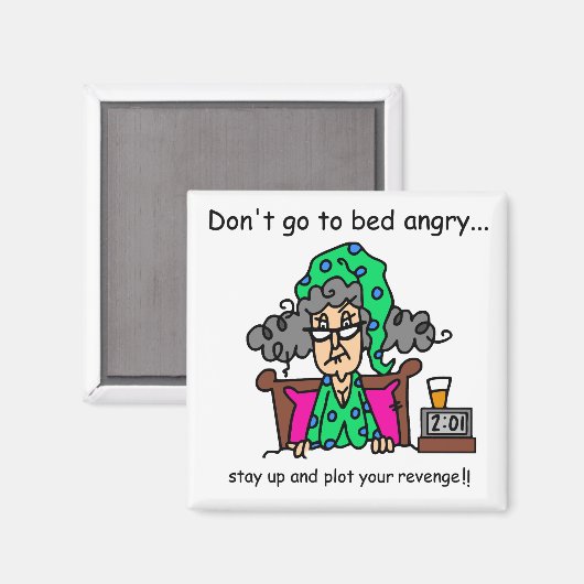 De Humor van de bedtijd Magneet (Voorkant / Achterkant)