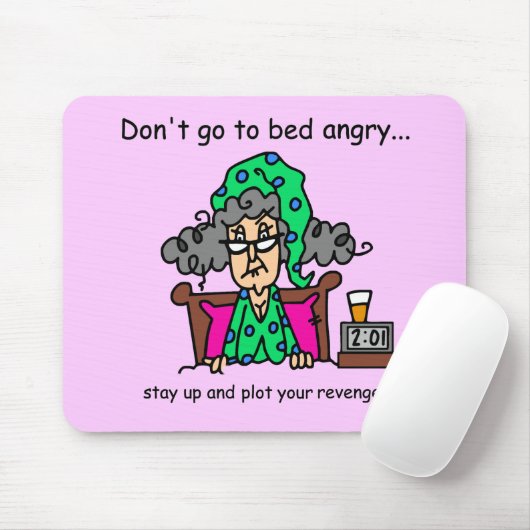 De Humor van de bedtijd Muismat (Met muis)