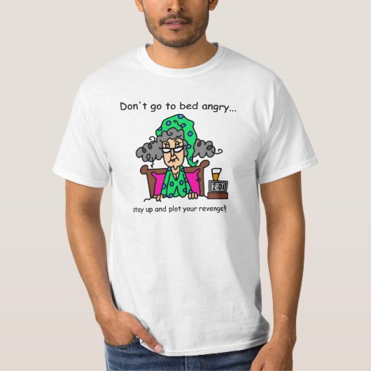 De Humor van de bedtijd T-shirt (Voorkant)