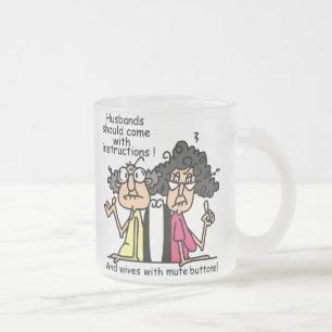 De Humor van de Houding van echtgenoten en van Matglas Koffiemok