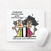 De Humor van de Houding van echtgenoten en van Muismat (Met muis)