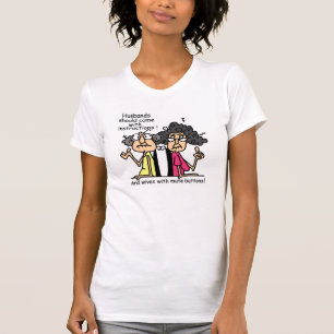 De Humor van de Houding van echtgenoten en van T-shirt