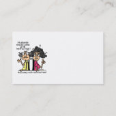 De Humor van de Houding van echtgenoten en van Visitekaartje (Achterkant)