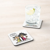 De Humor van de Houding van echtgenoten en van Vro Bier Onderzetter (Rechterzijde)