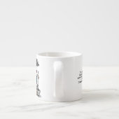 De Humor van de huishoudster Espresso Kop (Achterkant)