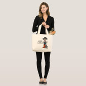 De Humor van de huishoudster Grote Tote Bag (Voorkant (model))