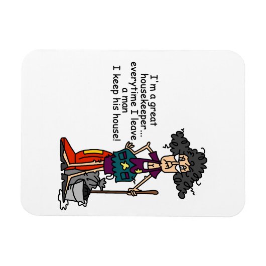 De Humor van de huishoudster Magneet (Horizontaal)