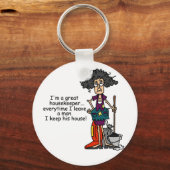 De Humor van de huishoudster Sleutelhanger (Voorkant)
