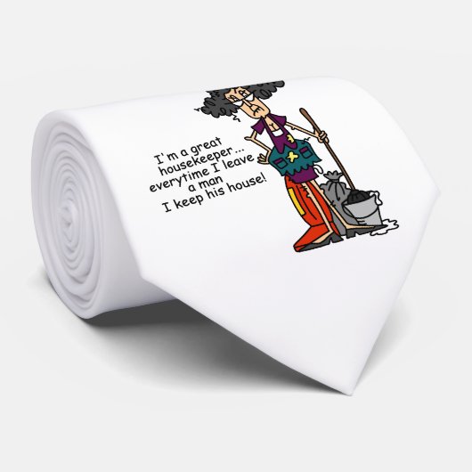 De Humor van de huishoudster Stropdas (Opgerold)