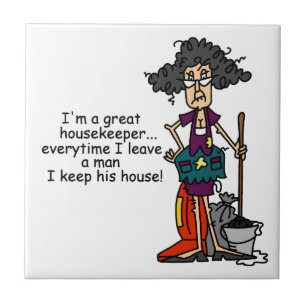 De Humor van de huishoudster Tegeltje