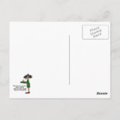 De Humor van de Levering van de pizza Briefkaart (Achterkant)