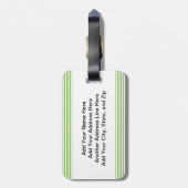 De Humor van de liefde en van het Huwelijk Bagagelabel (Achterkant verticaal)